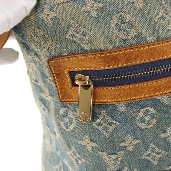 LOUIS VUITTON Monogram Denim Buggy GM Shoulder Bag Blue M95048 LV Auth am9268 - Picture 10 of 16